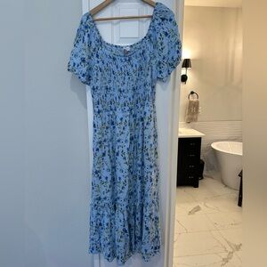 Children’s Place Blue Floral Maxi Dress
